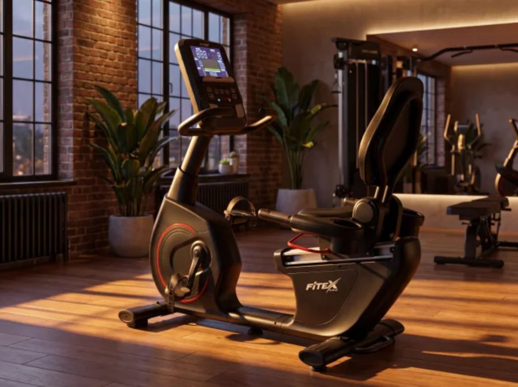 картинка Велотренажер горизонтальный FITEX PRO JET-R 