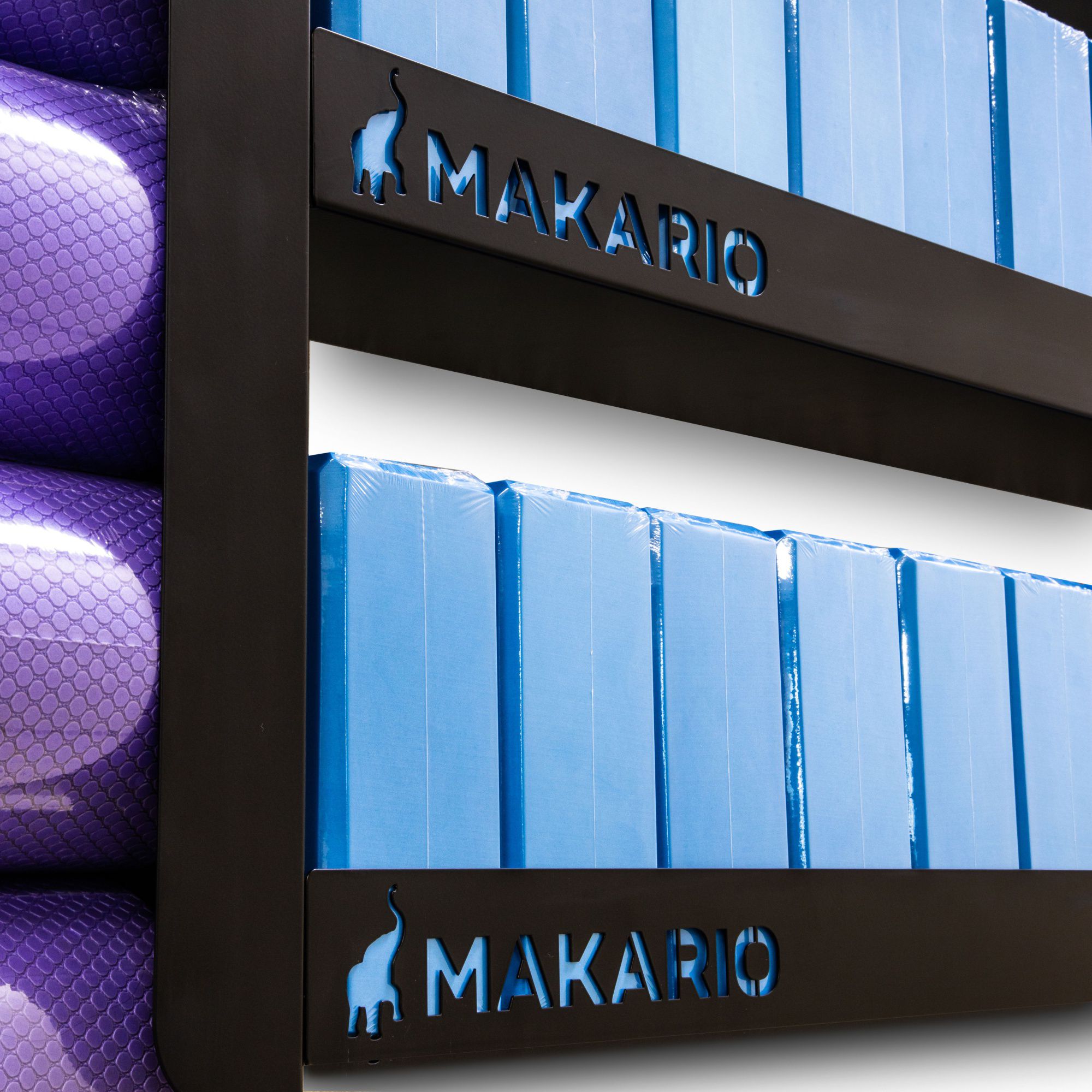 картинка Держатель настенный MAKARIO, для 20 цилиндров и 40 блоков MA-CPYB-2 