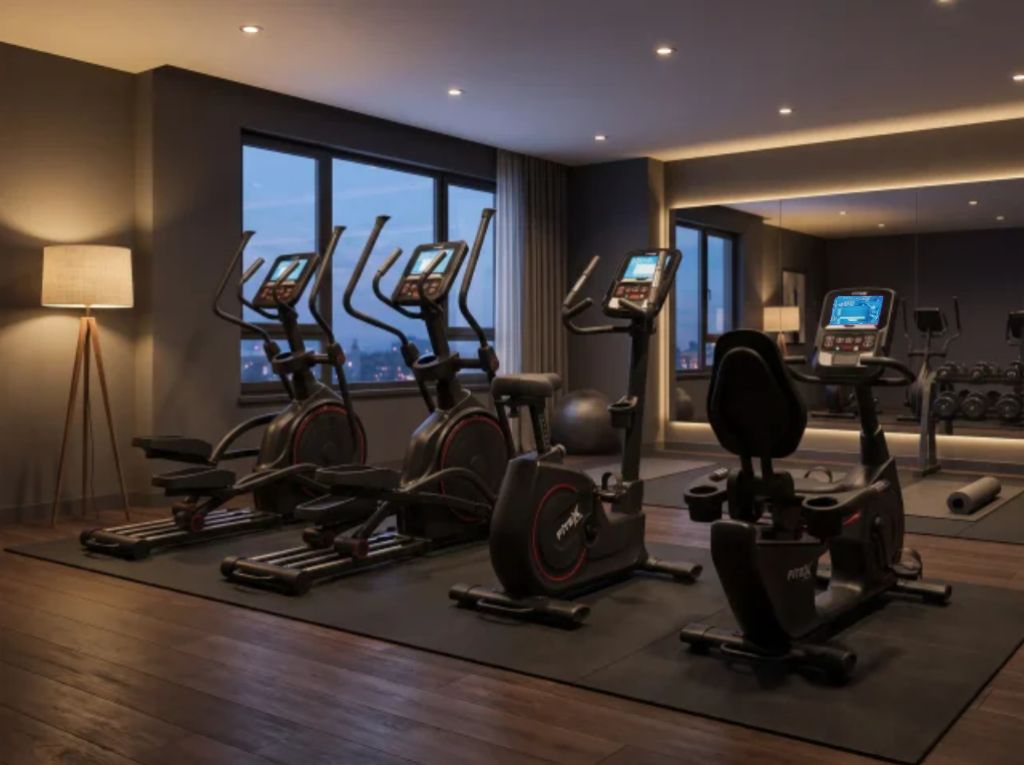 картинка Велотренажер вертикальный FITEX PRO JET-U 