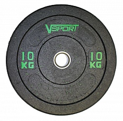 картинка Диск бамперный черный 10 кг FTX-1037-10 