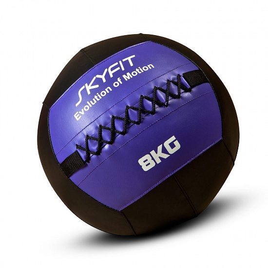 картинка SF-WB10K Тренировочный мяч мягкий WALL BALL SKYFIT, 10кг  - Увеличенное фото 