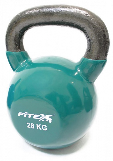 картинка Гиря в виниловой оболочке 28 кг FITEX PRO FTX2201-28  - Увеличенное фото 