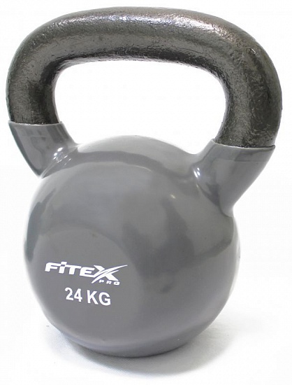 картинка Гиря в виниловой оболочке 24 кг FITEX PRO FTX2201-24  - Увеличенное фото 