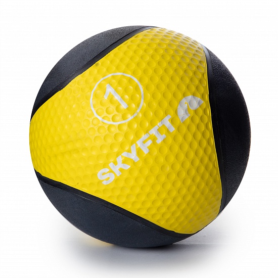 картинка Медицинский мяч SKYFIT, 1кг SF-MB1k  - Увеличенное фото 