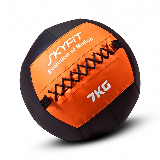 картинка Тренировочный мяч мягкий WALL BALL  SKYFIT, 7 кг  - Увеличенное фото 