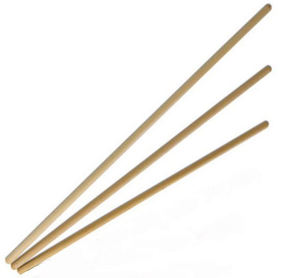 картинка Гимнастическая деревянная палка 100 см d-28 мм., MAKARIO  - Увеличенное фото 